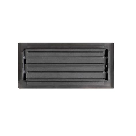 Buy Art Nouveau 4 in. x 10 in. Steel Floor Register in Oil Rubbed ...