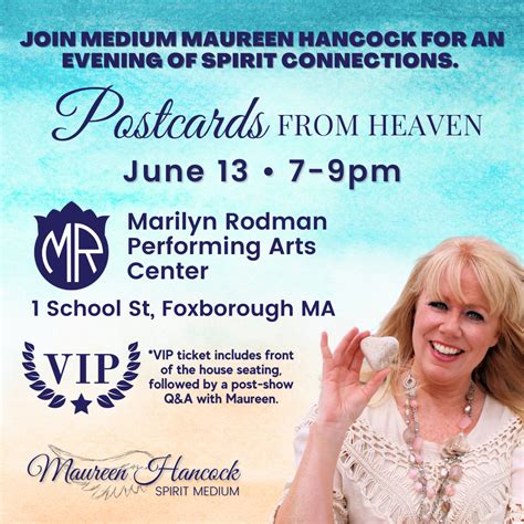 Postcards from Heaven with Maureen Hancock at Palace Theatre Manchester ...