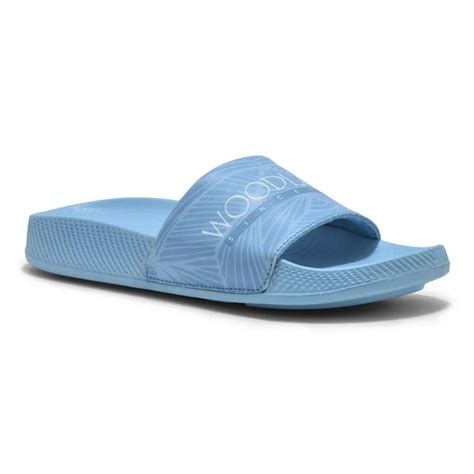 Buy WOODLAND Womens Blue Sliders Online