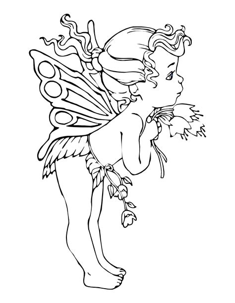 Free Printable Fairy Coloring Pages For Kids
