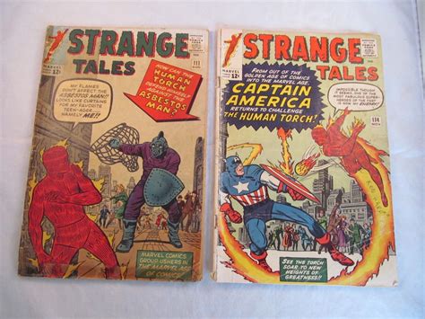 comicsvalue.com - Two SA 1963 Strange Tales Comics Human Torch No. 111 ...
