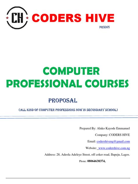 Computer Lab Proposal Example 的图像结果