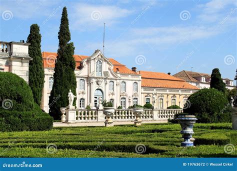 Queluz National Palace and Garden, Portugal Stock Photo - Image of ...