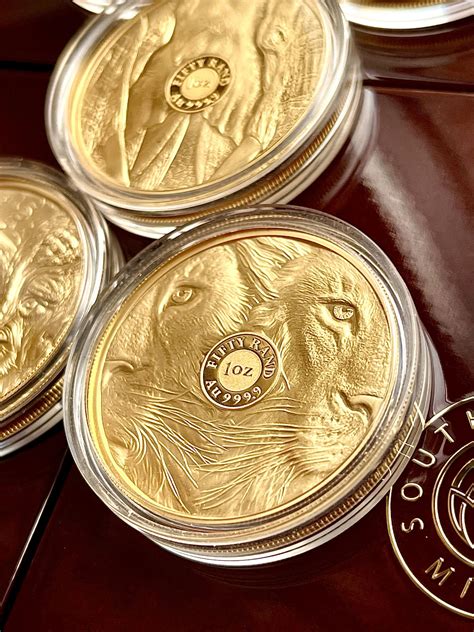 Big Five - Series I - 2019 2020 2021 - 5 1oz gold coins Proof