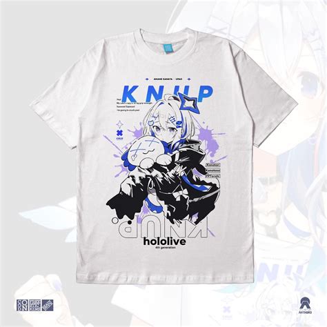 Amane Kanata Costume Cosplay Hololive Holo JP 4th Gen Baju Kaos Vtuber ...