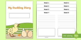 On The Farm Diary Writing Template (teacher made) - Twinkl