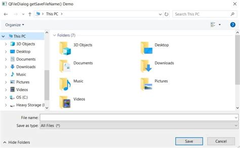 Image result for Python PyQt Custom File Broswer