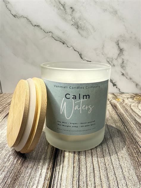 Calm Waters Large Candle – Vanmali Candles Co