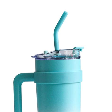 Buy Dual Colour Tumbler with Charm, Reusable Straw