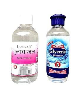BHANDARI® Rose Water & Glycerine combo pack | Pure & Natural | Skin ...