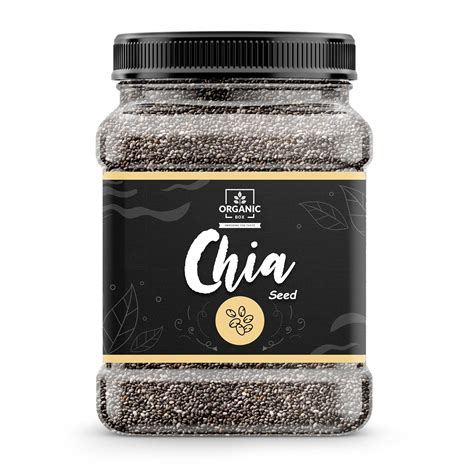 Organic Box Raw Chia Seeds | Premium Raw Chia Seeds with Omega 3 and ...