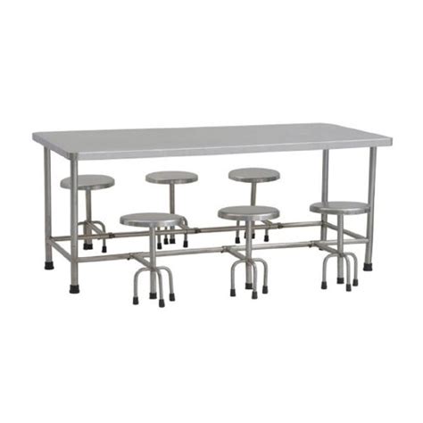 Stainless Steel Furniture, Stainless Steel Canteen Table, Stainless ...