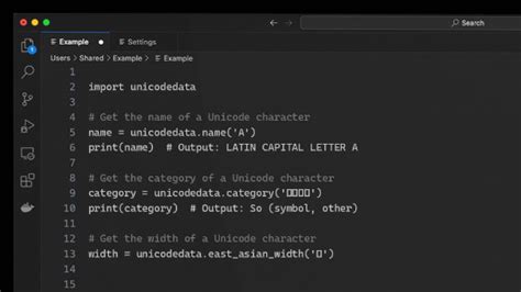 Basic example of Python function unicodedata.combining()