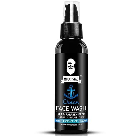 Muuchstac Ocean Face Wash for Men | Fight Acne & Pimples, Brighten Skin ...