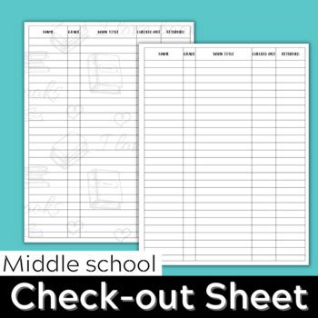 Image result for Library Book Check Out in Excel