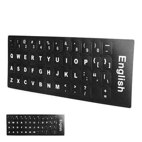 Buy Mgaxyff English Keyboard Sticker Replacement Keyboard Sticker for ...