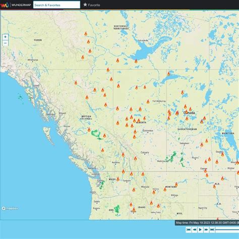 Interactive Radar Map 的图像结果
