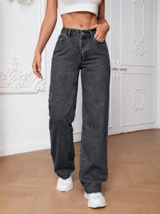 KOTTY Straight Fit Women Grey Jeans - Buy KOTTY Straight Fit Women Grey ...