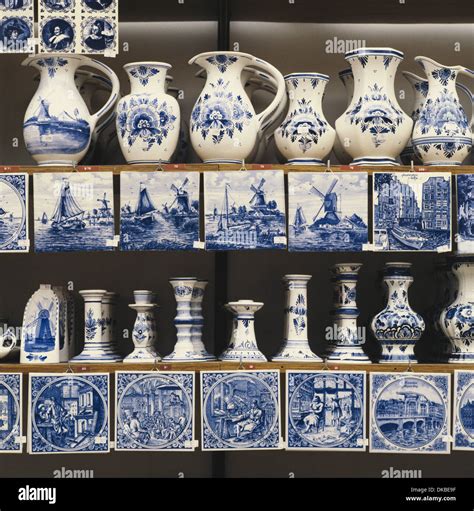 Delft blue china Holland, Amsterdam, Netherlands Stock Photo: 63562283 ...