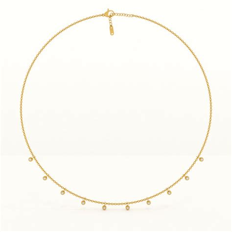 Buy Multiple Stones Necklace- 18k Gold Plated online- Palmonas – PALMONAS