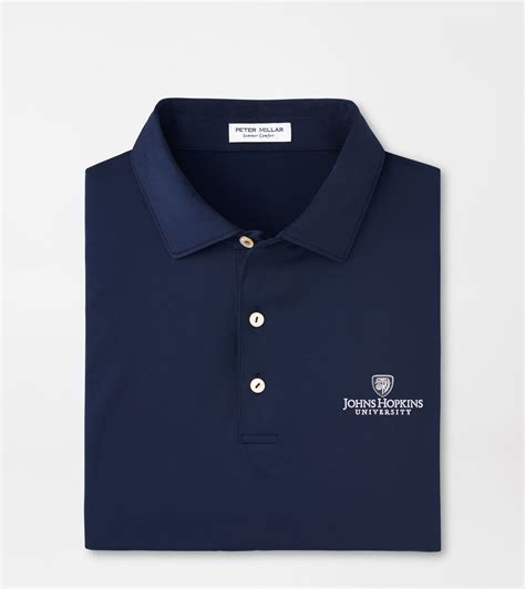Johns Hopkins University Solid Performance Jersey Polo | Men's ...
