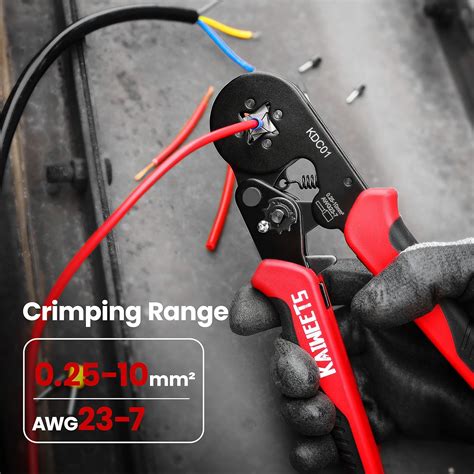 KAIWEETS Ferrule Crimping Tool Kit, AWG 23-7 India | Ubuy
