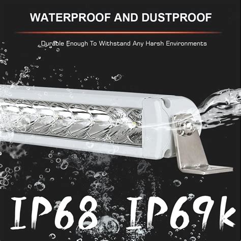 BiglionX 22 Waterproof LED Boat Light Bar - 200W 22000LM Spot&Flood Combo, Marine Grade IP68 ...