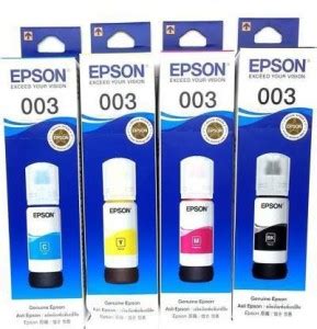STATI Epson 003 (CYMB) Black + Tri Color Combo Pack Ink Bottle - STATI ...