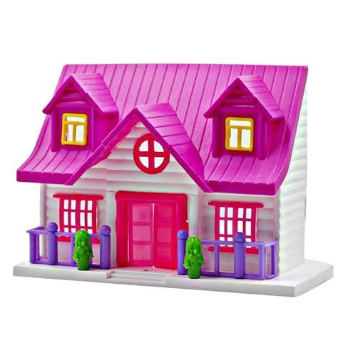 Buy Ruhani Dollhouses/Funny House Play Set. Pack of 1, Small Doll House ...
