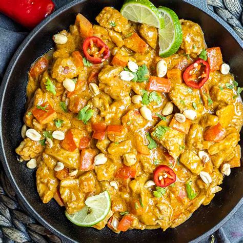 Keto Peanut Butter Chicken Recipe - Home. Made. Interest.