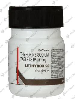 LETHYROX 25MCG TABLET 100’S: Uses, Price, Side effects & Generic ...