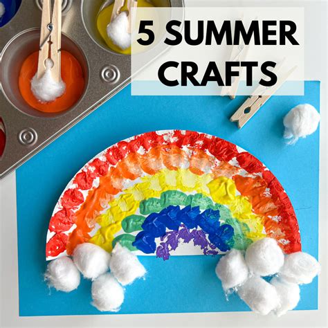 Summer Kids Crafts 的图像结果