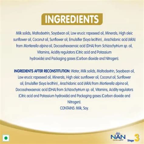 Nestle NAN EXCELLAPRO 3 Follow-Up Formula Powder - After 12 months, Up ...
