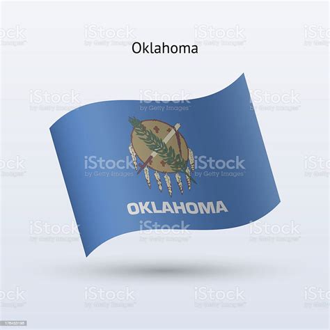 State Of Oklahoma Flag Stock Illustration - Download Image Now - Flag ...