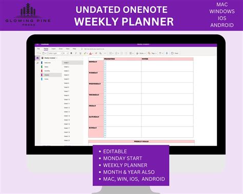Image result for OneNote Weekly Organizing Tasks