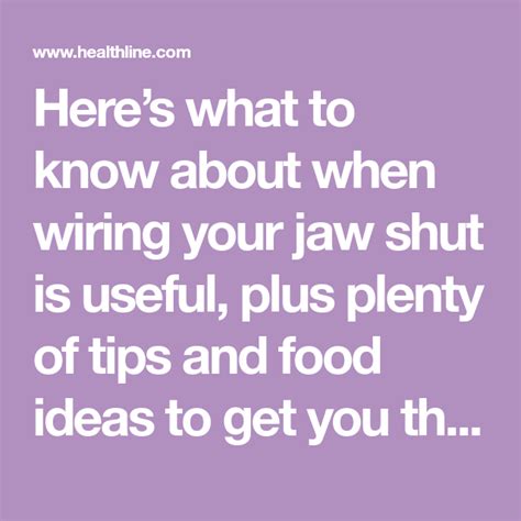 Jaw Wiring: Benefits, Tips, and Liquid Diet Recipes