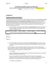 Image result for Biotic Sampling Methods Worksheet