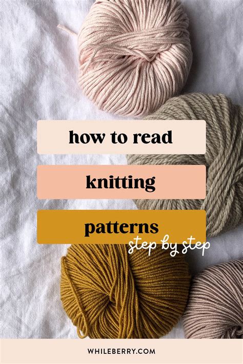 Image result for How to Read Knitting Patterns