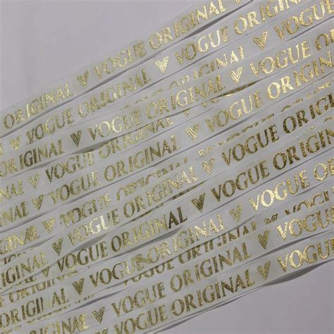 Gold Foil Printed Ribbons Manufacturer from Surat