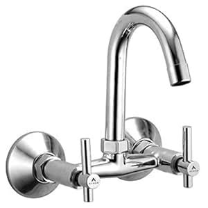ACHOR ABF29 Wall Mounted Brass Kitchen Sink Mixer with 360 Degree ...