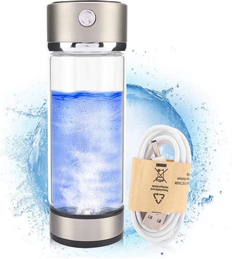 Amazon.com: Hydrogen Water Bottle, Portable Hydrogen Water Bottle, USB ...