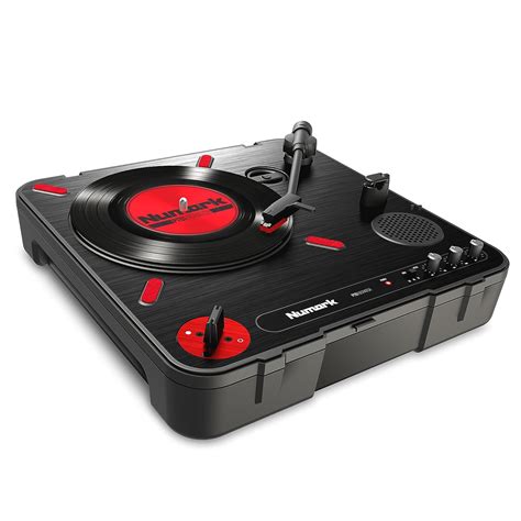 Numark PT01 Scratch Portable Turntable with Built-In DJ Scratch Switch ...