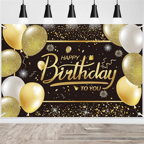 Buy Happy Birthday Banner Birthday Decorations for Men Birthday Party ...