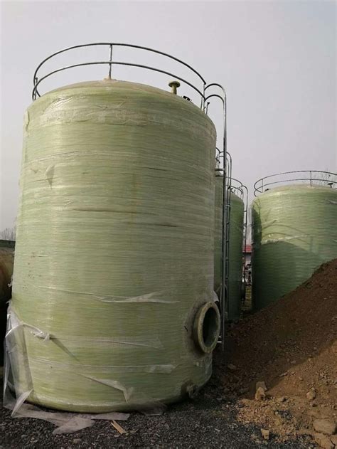 供应二手10立方立式玻璃钢储罐 20吨-60吨卧式盐酸储存罐品牌：山东-盖德化工网