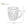 Buy Treo by Milton Cascade Cool Glass Beer Mug, Set of 2, 292 ml ...