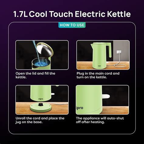 Buy Wipro Elato Premium Kettle – 1.7L, Sleek Design