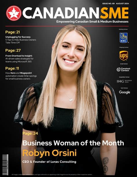 We’re excited to bring you the August issue of CanadianSME Small ...