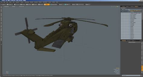 3D Medium Lift Military Helicopter | 3D Molier International