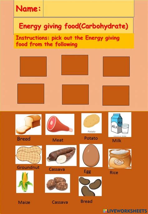 Energy in Food 的图像结果