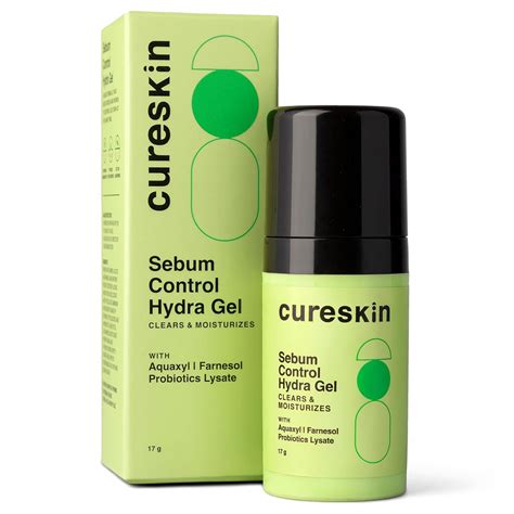 Cureskin Sebum Control Hydra Gel: Hydration & Shine Control for Oily ...